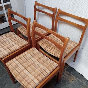 Mid Century Teak Dining Chairs image 6