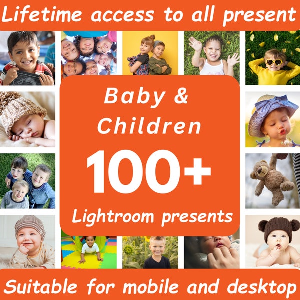 100+ Baby Lightroom Presets, Newborn Baby Presets, Lightroom Presets, Bright Baby Lightroom Presets, Desktop Preset, Mobile Preset