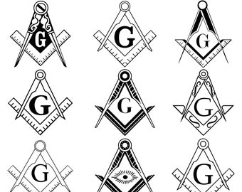 Freemason Svg, Masonic Svg, Masonic Svg Bundle, Third Eye Svg, Freemason Logo, instant download,Masonic Clipart, Freemason Png, Evil Eye Svg