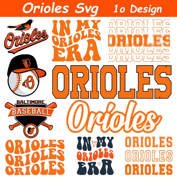 Orioles Svg bundle, Orioles Svg, In My Orioles Era Svg, Orioles Shirt Svg, Baseball Svg, orioles school team svg, Baltimore Orioles