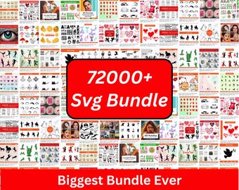 72000+ SVG Mega Bundle: Cricut & Silhouette Cut Files (Digital Download)