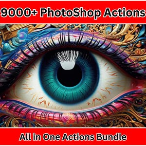 Plus de 9 000 actions Photoshop, actions photographiques, actions Instagram, actions Photoshop portrait, actions sur film mat, actions de retouche, filtres