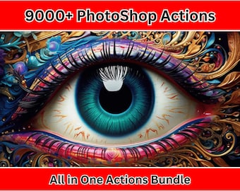 9000+ Photoshop Actions: Portrait, Matte Film Filters (Digital Download)