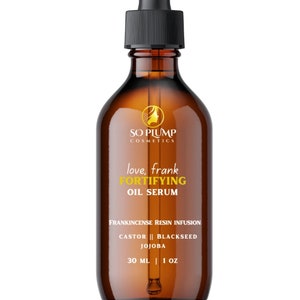 Organic Fortifying Frankincense Resin Infused Anti Aging Facial Oil Serum | Castor Oil | Black Seed Oil | Jojoba Oil |  Frankincense Resin