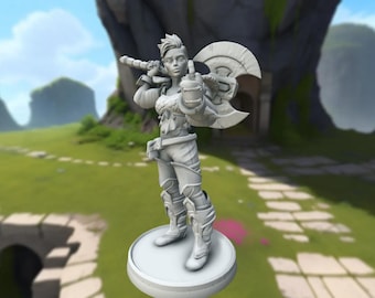 Cocky Female Barbarian