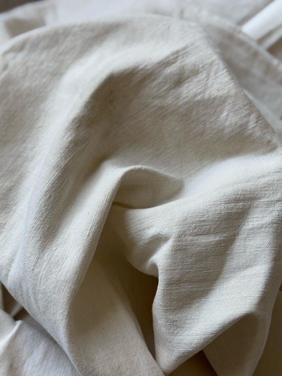 1850s-1870s Authentic French Chemise, Hand-spun H… - image 7