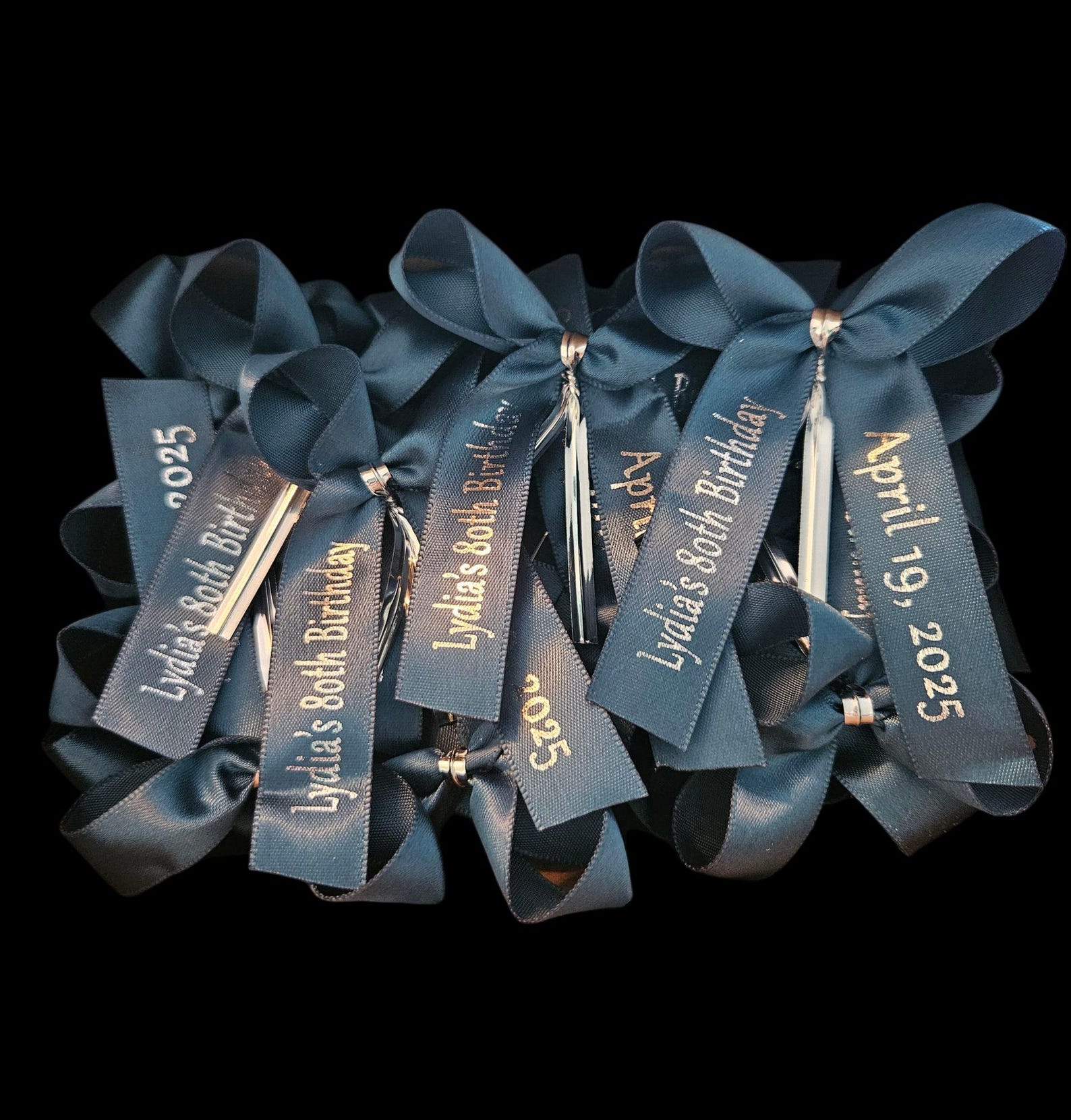 Custom Graduation Ribbons Custom Satin Graduation Ribbons: Personalized Party Favors, Set of 30 ...