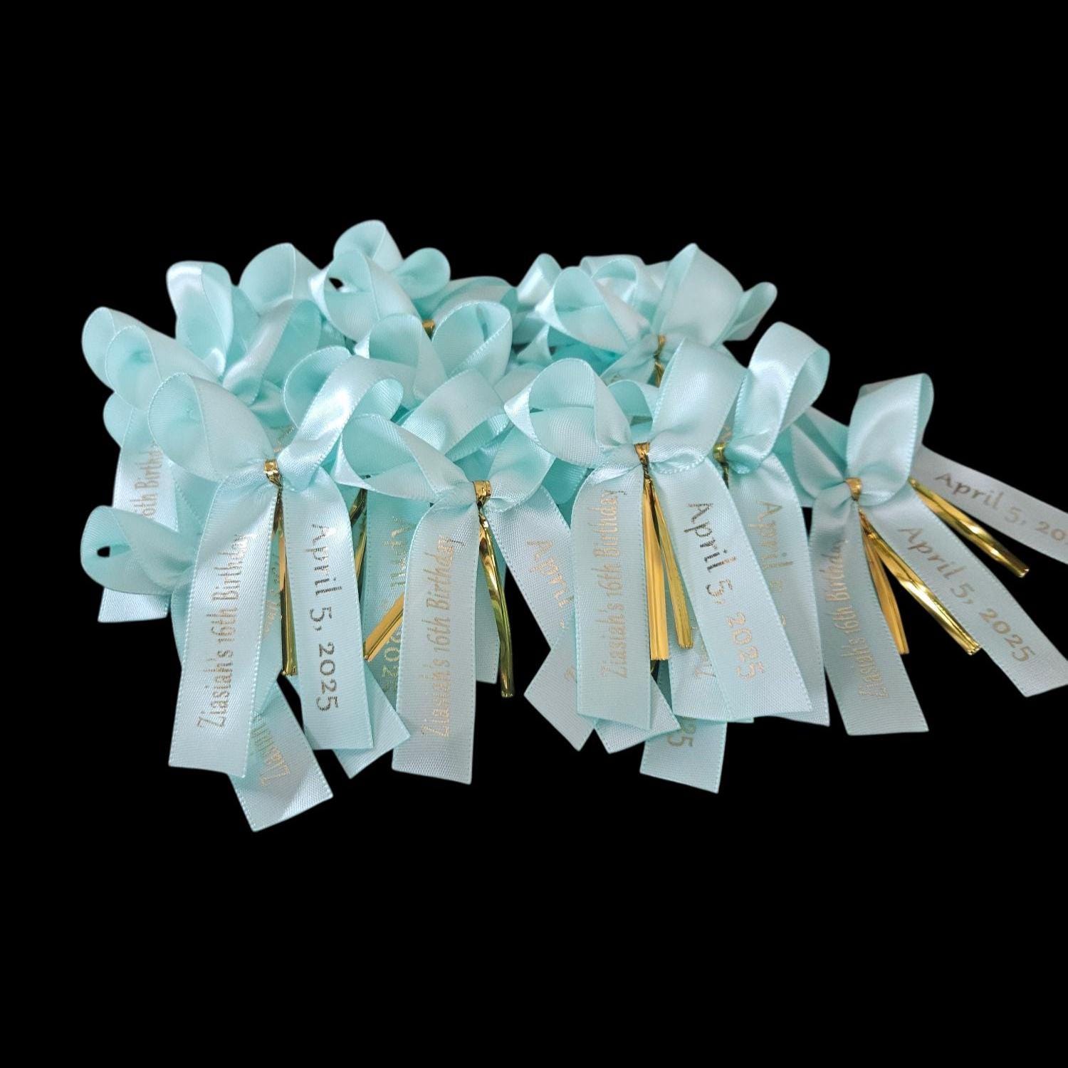 Custom Graduation Ribbons Custom Satin Graduation Ribbons: Personalized Party Favors, Set of 30 ...