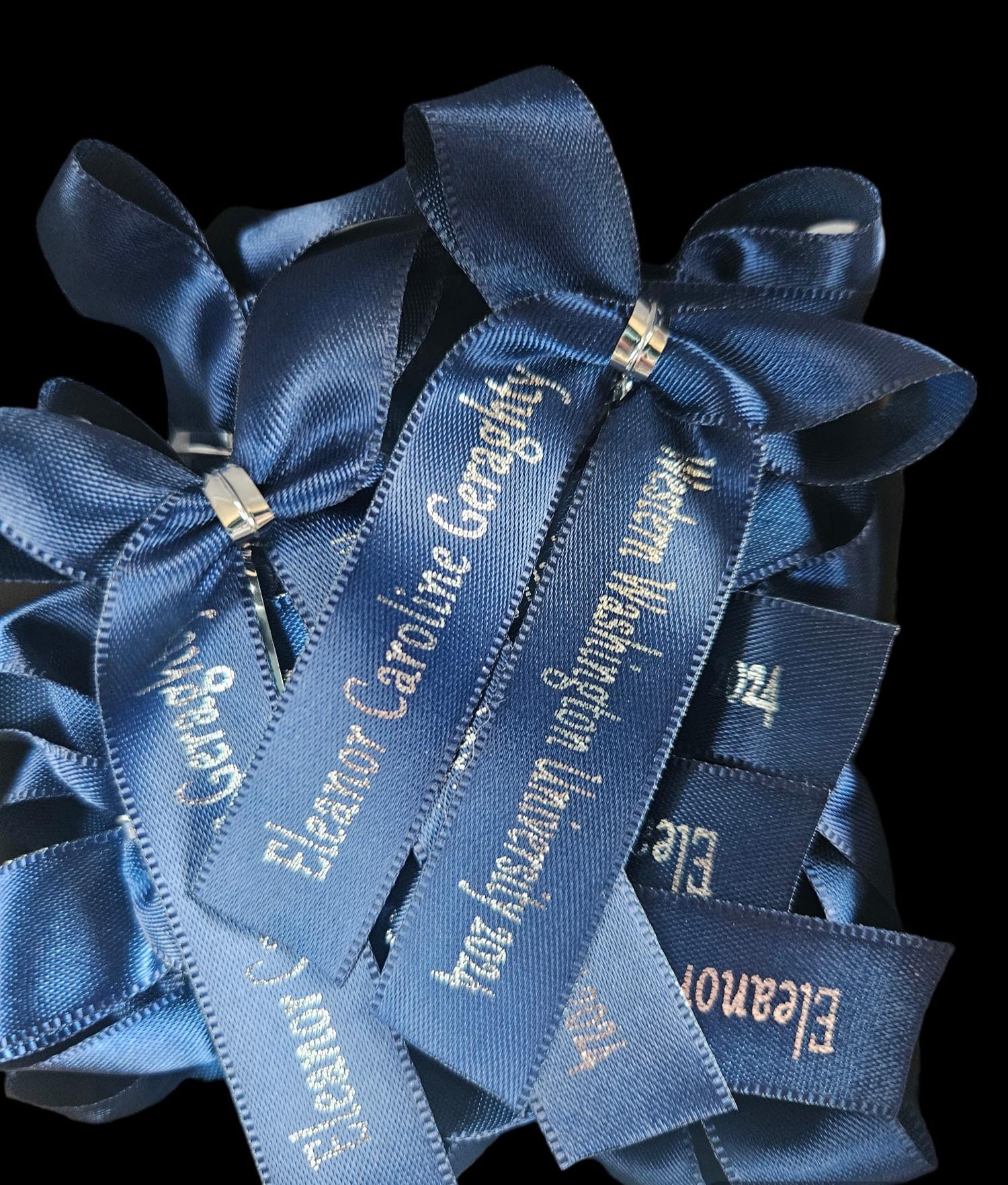 Custom Graduation Ribbons Custom Satin Graduation Ribbons: Personalized Party Favors, Set of 30 ...