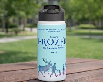 Butelka na wodę ze stali nierdzewnej „Frozen” o pojemności 12 uncji