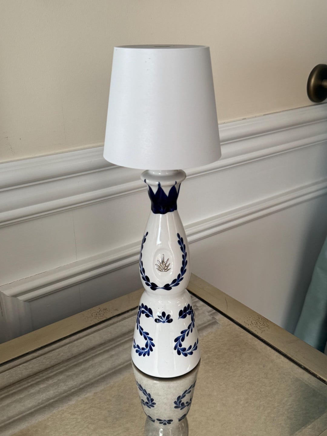 LED Lamp Upcycled 200 Ml Clase Azul Bottle. - Etsy