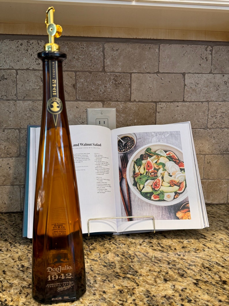 750ml Handcrafted Olive Oil Dispenser From Repurposed 1942 Tequila