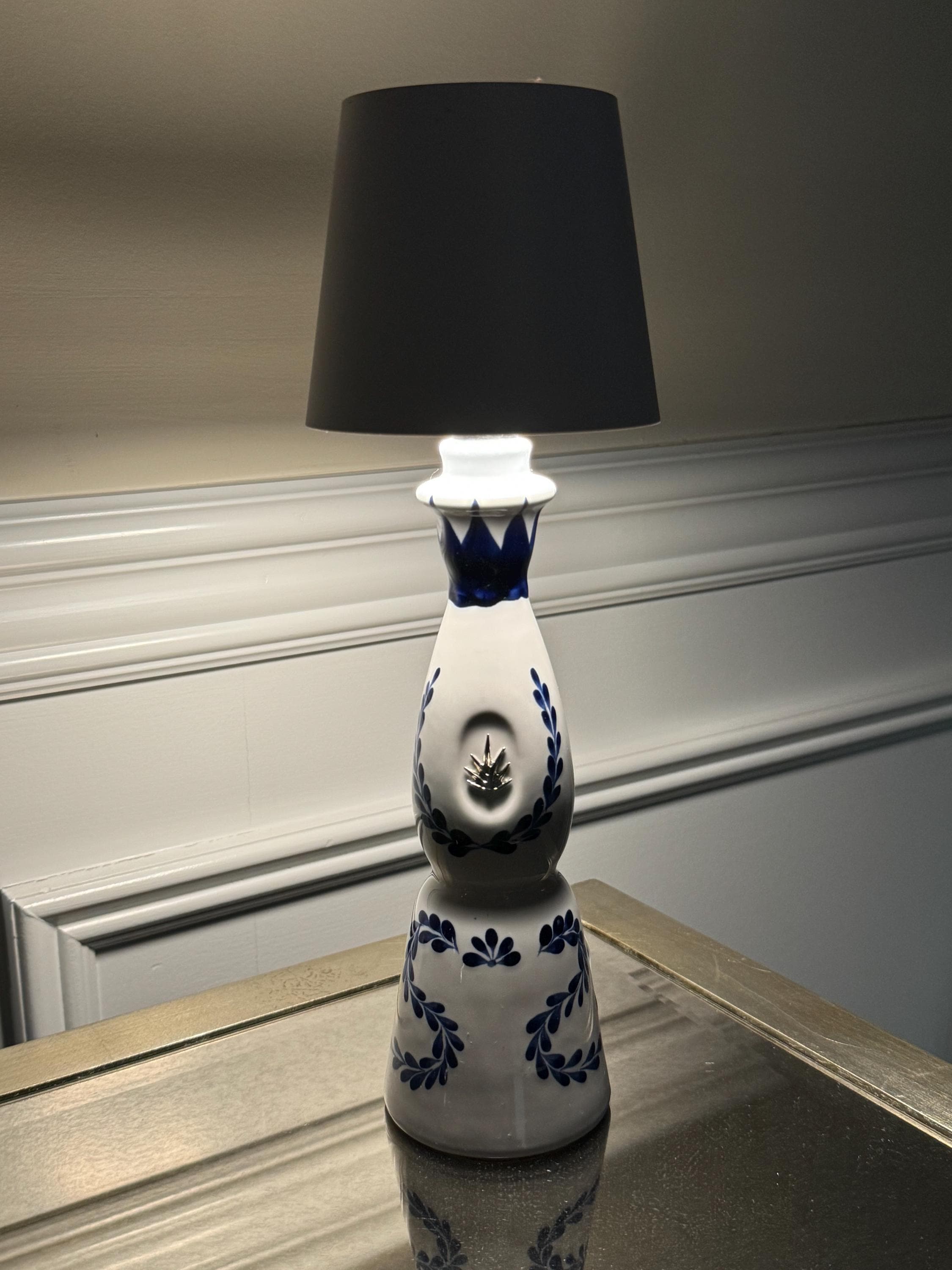 LED Lamp Upcycled 200 Ml Clase Azul Bottle. - Etsy