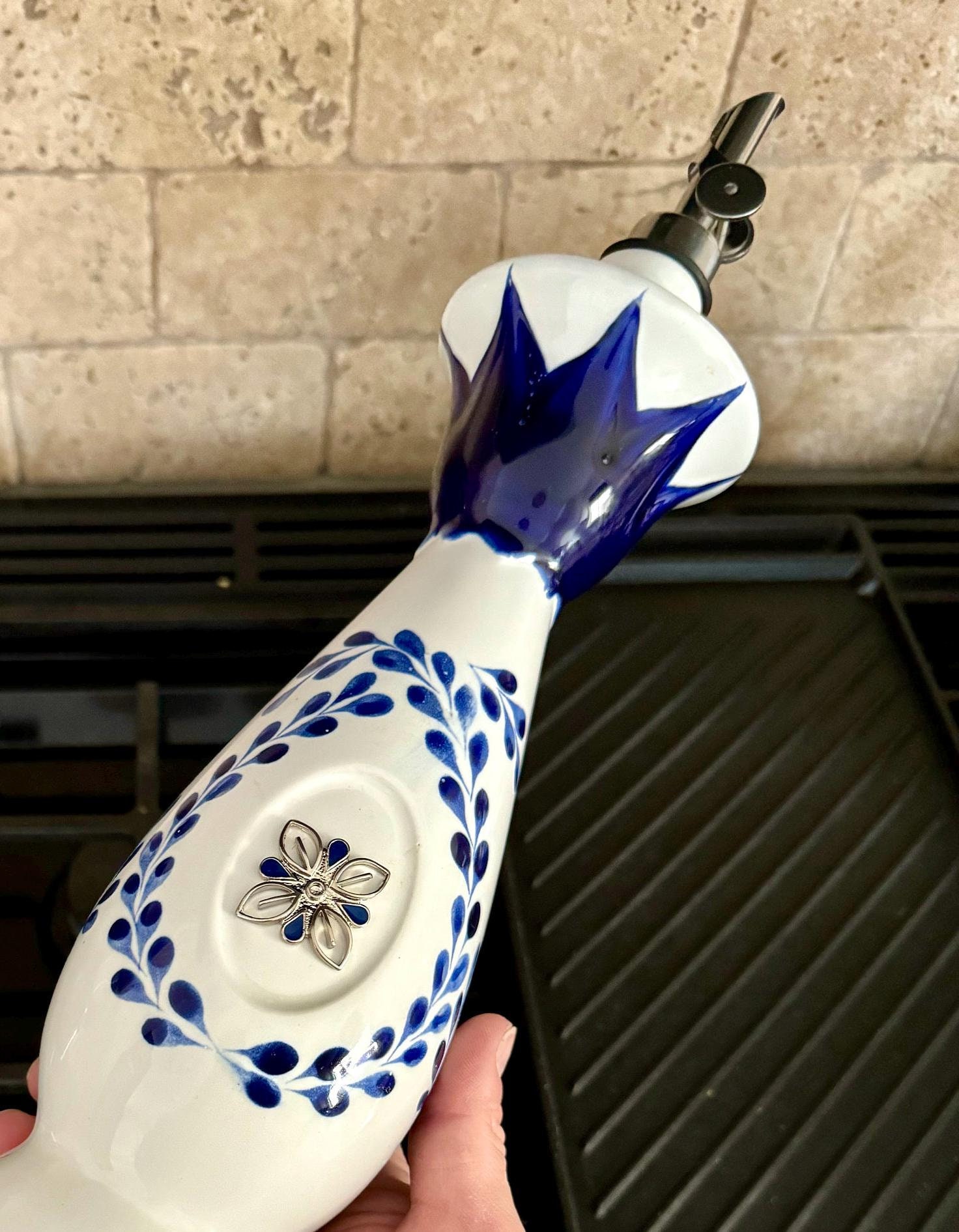 Handcrafted Tequila Bottle-olive Oil Dispenser: Upcycled Clase