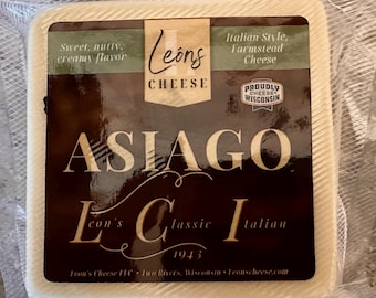 Leon's Artisan Asiago Cheese – Rich, Nutty, and Full of Character