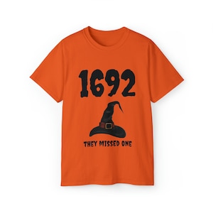 1692 They Missed One - Witch Trial Cotton T-Shirt -