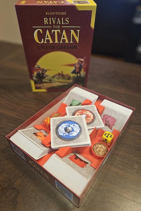 rivals for catan card sleeves Settlers Of Compatible Sleeve Bundle (SKS-8806 X 2) it fits 70+ sleeved cards. Rivals of Catan Deck Holder|