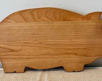 Pig Charcuterie Cheese Board, Engagement, Gift, Wedding, Kitchen, Hardwood, Pig, Maple, Cherry, Walnut, Decor