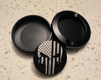 Custom Laser Engraved Anodized Aluminum Nicotine Pouch Tin Holder