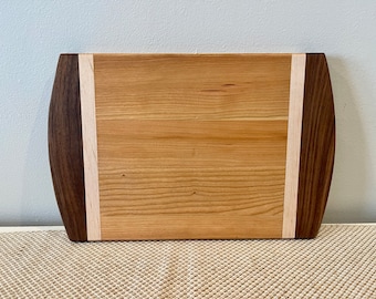 Tri-Color Charcuterie Cheese Board, Engagement, Gift, Wedding, Kitchen, Hardwood, Serving Board