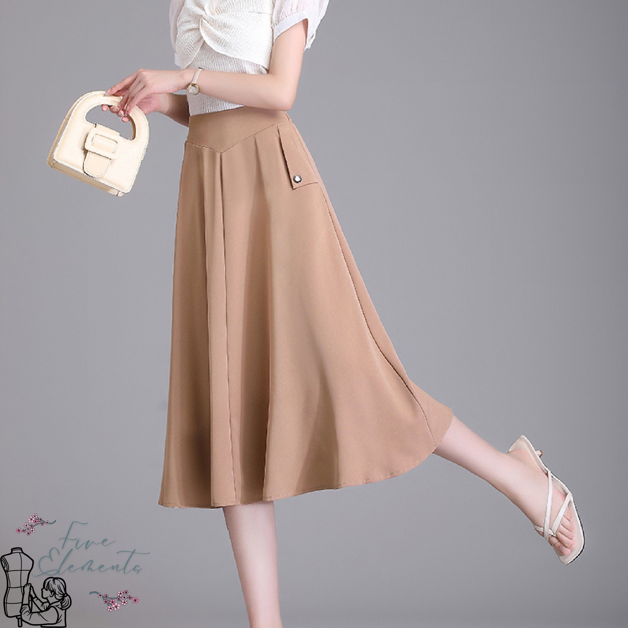 Women Maxi Skirt PDF Sewing Pattern Bundle High Waist Skirt - Etsy UK