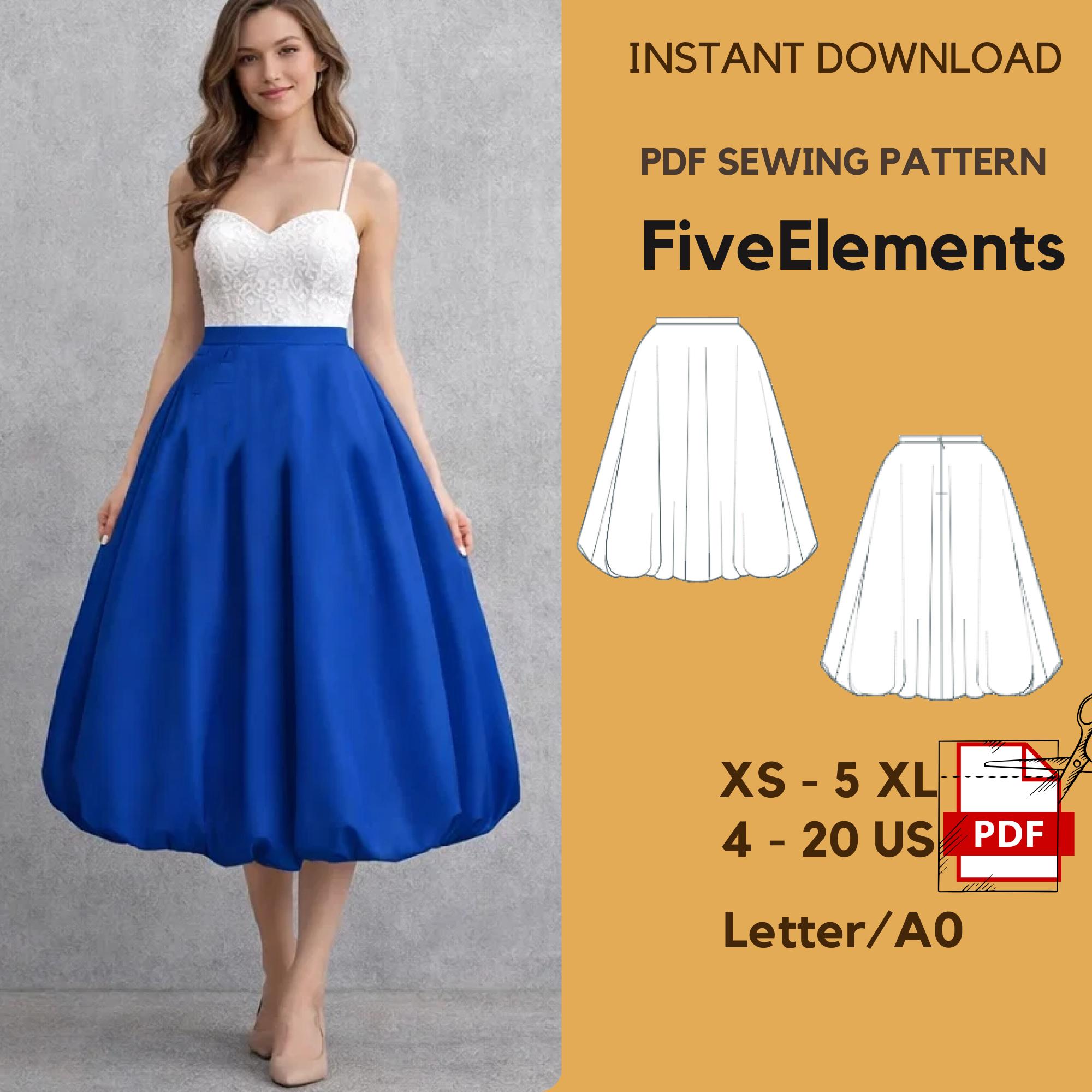 Balloon Midi Skirt - Etsy