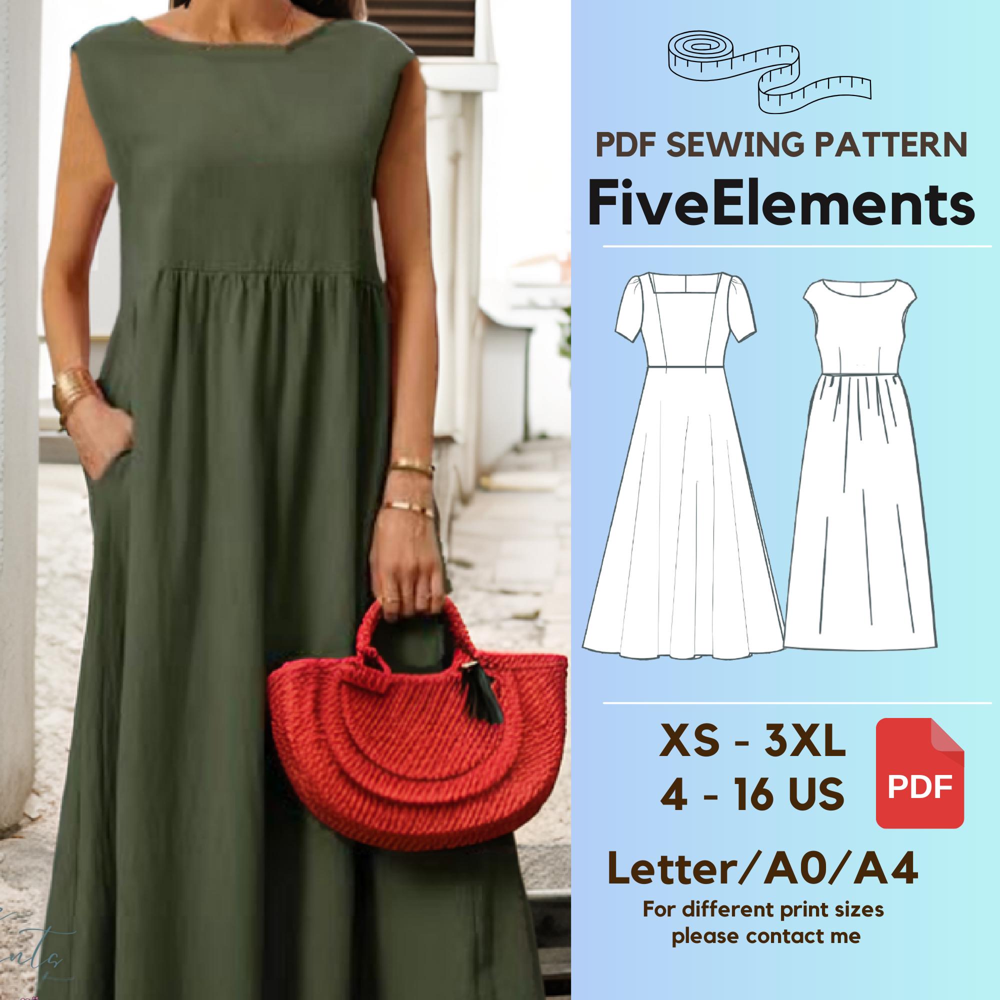 Linen Long Casual Dress Sewing Pattern Set Summer Ruffled Dress PDF Pattern Cotton Linen Dress Bundle - Etsy Linen Long Casual Dress Sewing Pattern Set Summer Ruffled Dress PDF Pattern Cotton Linen Dress Bundle - Etsy