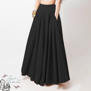 Maxi Skirt Sewing Pattern Women Easy PDF Sewing Pattern High Waisted ...