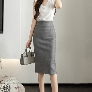Office Skirt PDF Sewing Pattern Women Secretary Skirt Sewing - Etsy