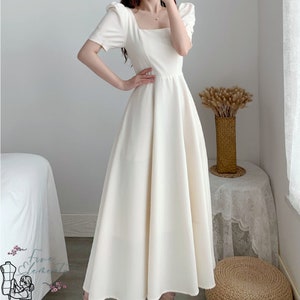 Women Backless Dress PDF Sewing Pattern Flower Girl Long Dress Easy ...