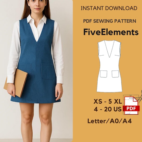 white christmas dresses Tammy Handmade Margo Pinafore – The Fold Line main image 1