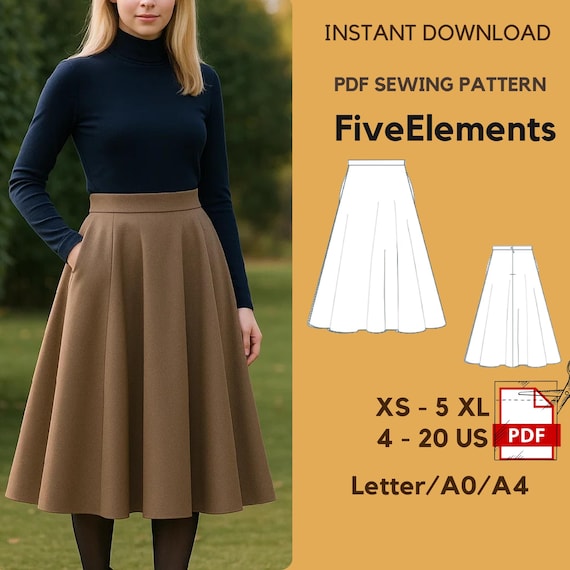 East 5th | Skirts | East 5th Cream Midi Skirt A Line Sz 8