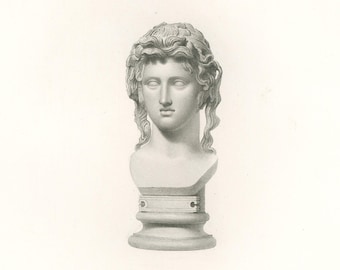 Bust of Bacchante 1856