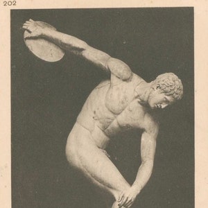 Il Discobolo (lanciatore di dischi) - British Museum - Statua greco-romana di Mirone