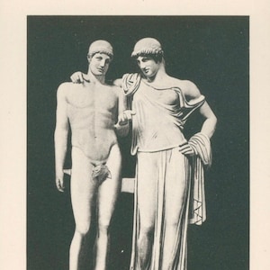 Oreste et Électre - Sculpture Grecque - Napoli Museo Nazionale