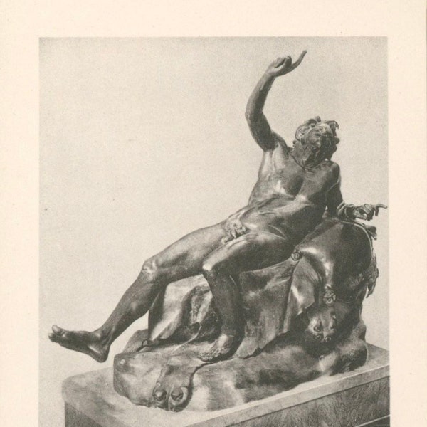 Faun drunk - Ancient bronze - Napoli Museo Nazionale