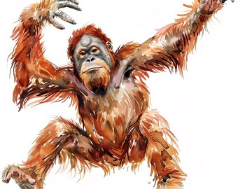 Gentle Giants Clipart 10 jpg de acuarela de alta resolución Revistas basura, creación de tarjetas, kit de descarga digital, fantasía, caprichoso