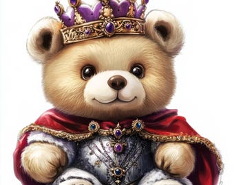 19 Teddy Bear Dressed Up Clipart | Adorable Watercolor Teddy Bears in Costumes for Kids Crafts & Journals jpg – Printables | Commercial Use