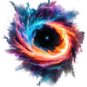 23 Black Hole Clipart | Mysterious Cosmic Black Hole Illustrations for Space-Themed Journals jpg Designs – Printables | Commercial Use