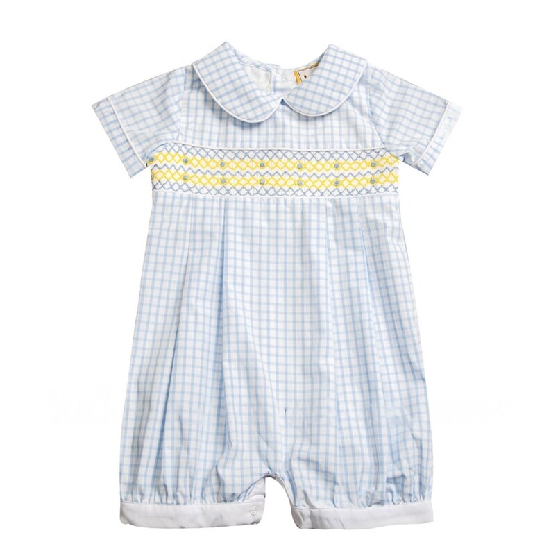 Whimsical Bear Boy Romper/Bubble