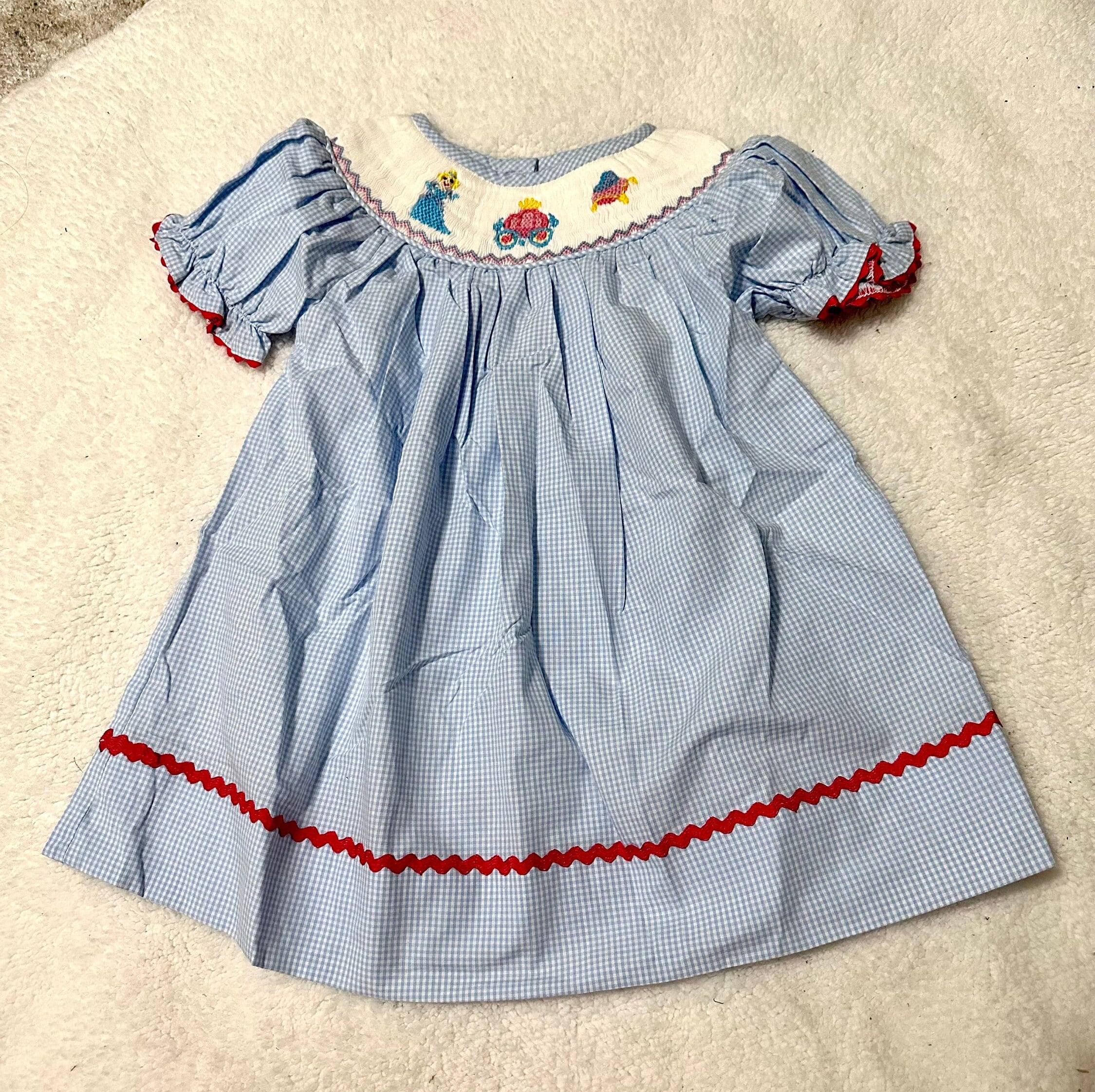 Minnie Mouse Smocked Dress - Etsy