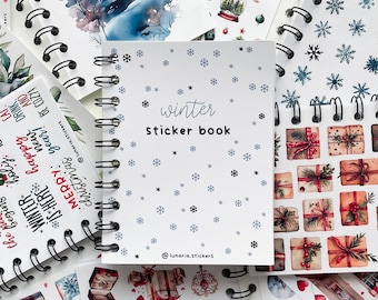 CLOSING DOWN SALE | Winter Sticker book | Stickerbook |Bullet Journal | Journaling | Christmas | New Year | Valentine's Day | Kit | Stickers