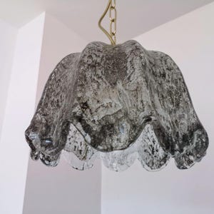 Murano Glass Pendant / Murano Chandelier/ Mid Century Glass Light/ Vintage Light Fixture/ Vintage Glass Light/ 70&#39;s.