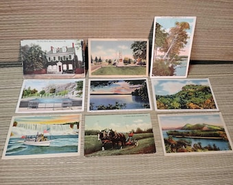 Postcards from Pennsylvania,New Hampshire Virginia New York Antique USA postcards