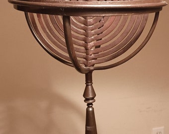 Vintage Armillary nice bronze finish on cast iron