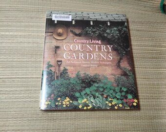 Country living country gardens hardback book ex library