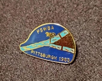 PSWBA Pittsburgh 1983 pin vintage