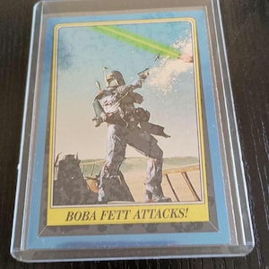 Boba Fett 1983 Boba Fett Attacks #69 karta kolekcjonerska Karta kolekcjonerska Topps nieoceniona