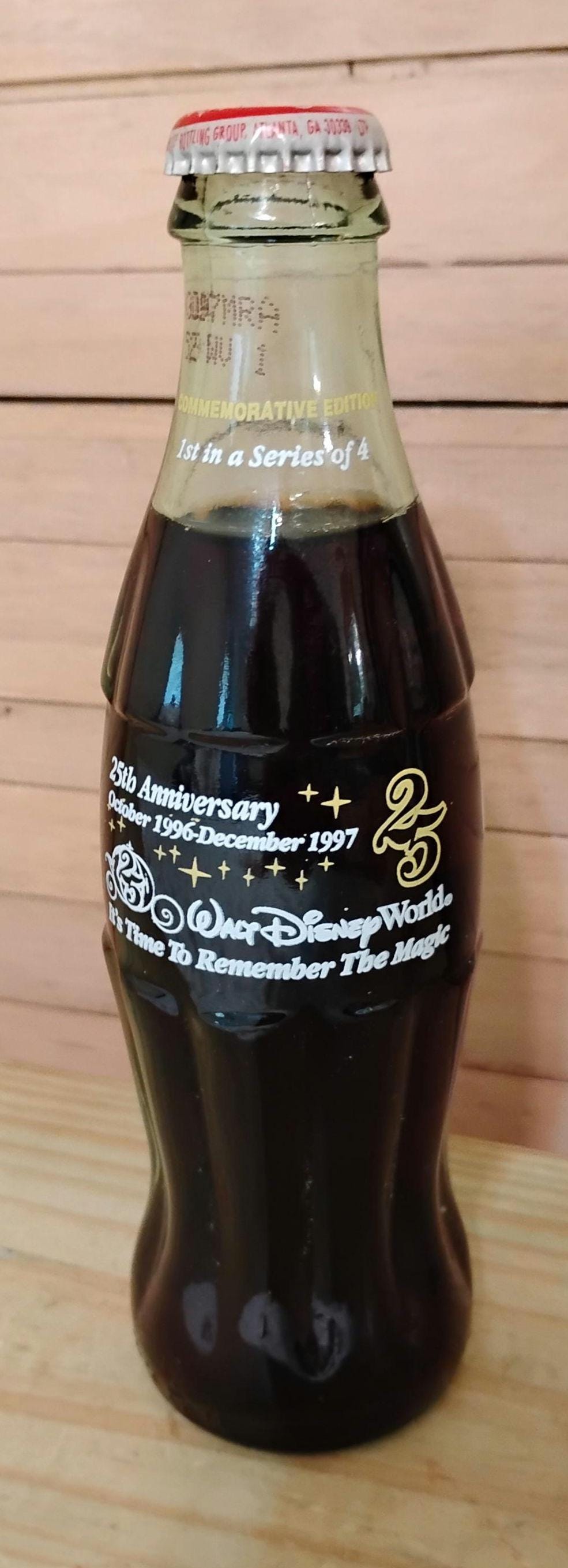ウォルト・ディズニー25周年記念コカ・コーラボトル未開封 1/4 - Etsy 日本