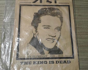 Periódico Vintage Zest El Rey Ha Muerto Elvis Presley